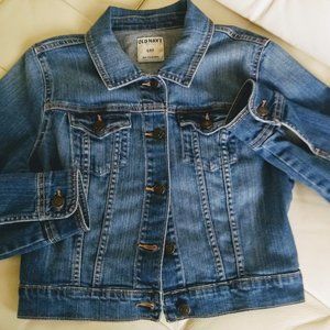 Women’s Old Navy Cropped Denim Jean Jacket